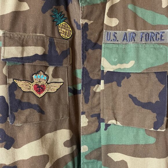ROLLING STONE Repurposed Military AIR FORCE JACKET - Picture 3 of 5